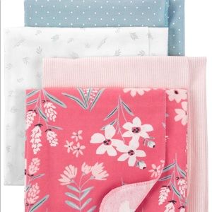 NWT Carters 4-Pack Receiving Blankets